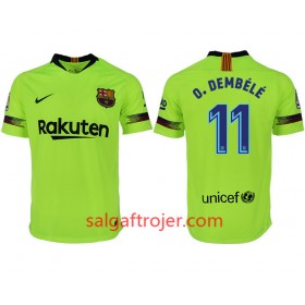 FC Barcelona Fodboldtrøjer O. DEMBELE 11 Udebanesæt 2018/19 Kort ærmer